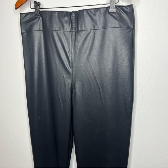 Show Me Your MuMu Women's XL Nashville Pull On Faux Leather Flare Pant High Rise - Picture 4 of 14